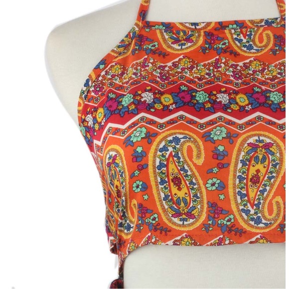 Floral Backless Summer Sexy Shorts Beach Jumper - Picture 8 of 8