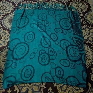Beautiful dark teal Pashmina
