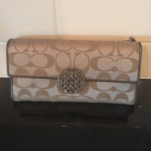 Coach monogram wallet