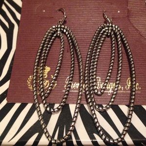 Premier Designs Jewelry long fishhook earrings.