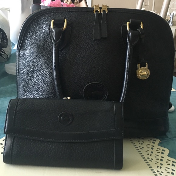 Vintage Dooney & Bourke Zip Zip Satchel