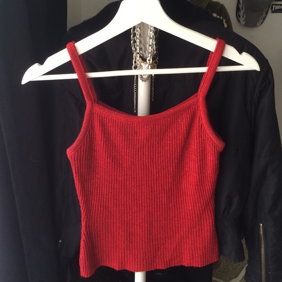 Red Sparkly Top
