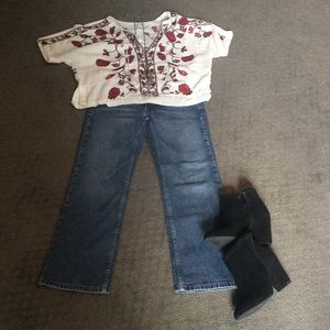 Express cropped jeans