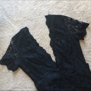 Tobi Vdara Black Lace Dress