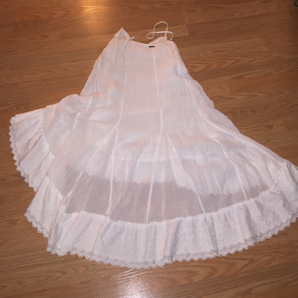 Billabong High Low White Dress Sz S - Picture 3 of 4