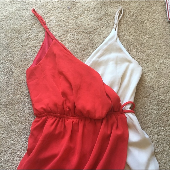 Red and White Dress - Picture 1 of 2