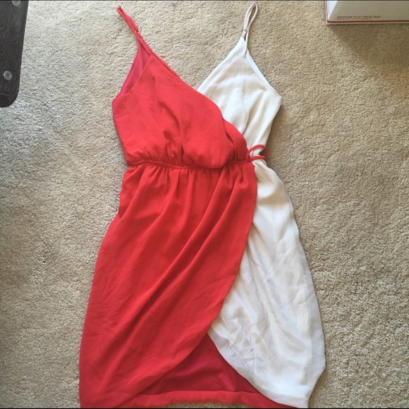 Red and White Dress - Picture 2 of 2