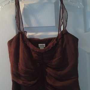 Beautiful brown Caché dress . Excellent condition