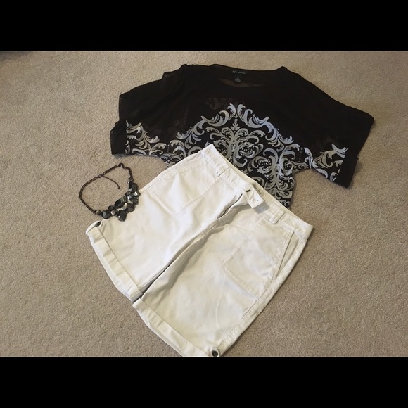Coldwater Creek white shorts