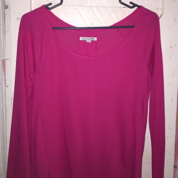 long & semi loose fitting American eagle shirt