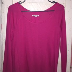 long & semi loose fitting American eagle shirt