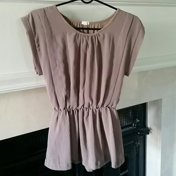 J. Crew Tan/brown Blouse