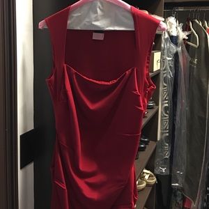 Nicole Miller Collection classic style red dress