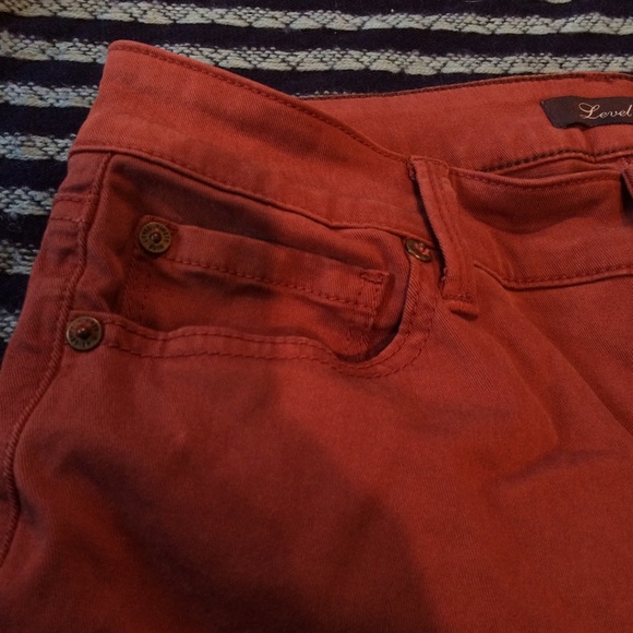 ‼️SALE‼️ Rust Color Skinny Pants DONATED @5PM EST - Picture 4 of 4