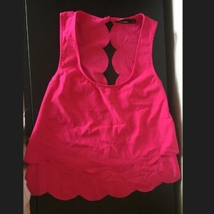 Paradisco fuchsia top size 6