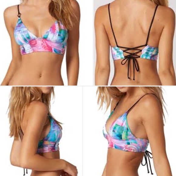 SOLD - Fox Racing Rhi Rhi Bikini Top in Love Fool - Picture 1 of 4
