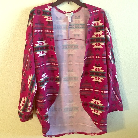 Burgundy Cardigan