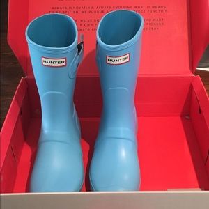 EEUC Hunter Original Short boots in Sky Blue Matte