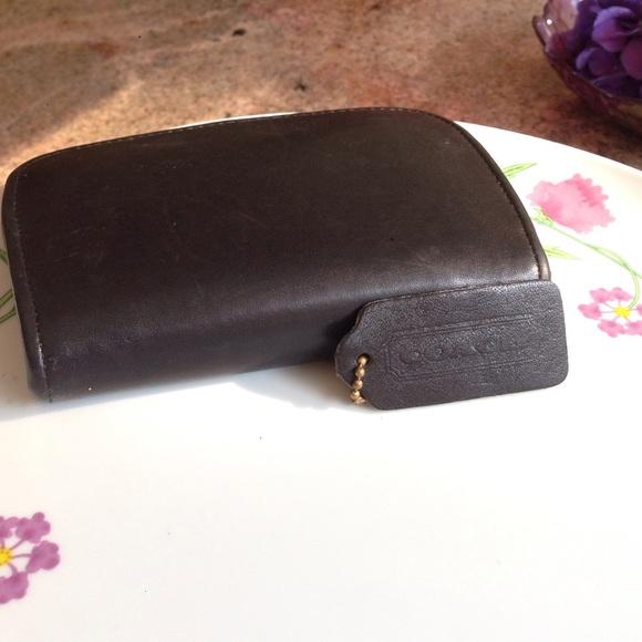 Authentic Vintage Coach; Leather French Wallet