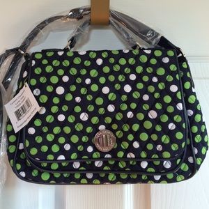 Vera Bradley Turn Lock Crossbody Lucky Dots