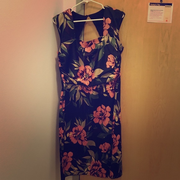 Old Hollywood style beautiful floral dress