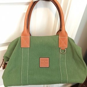 Dooney & Bourke Canvas and Leather Med Duffle