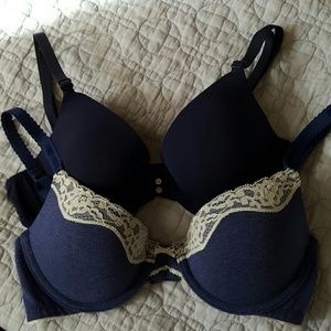 30C Set of Two Navy Aerie Bra / American Eagle