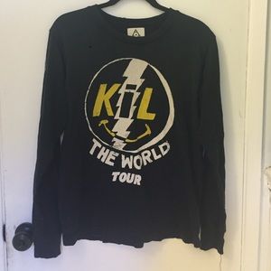 UNIF-- long sleeve Kil The World Tour Tee