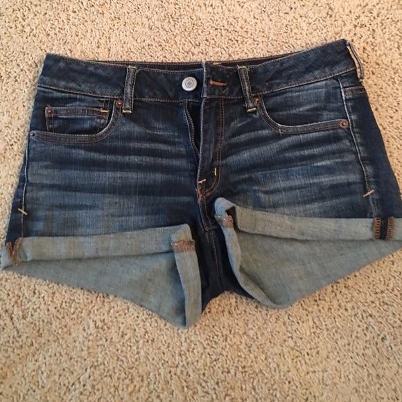 Super stretch denim shorts - Picture 1 of 4