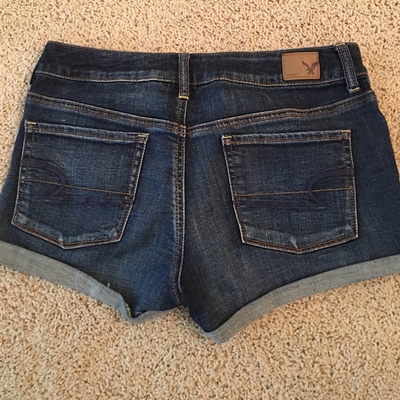 Super stretch denim shorts - Picture 2 of 4