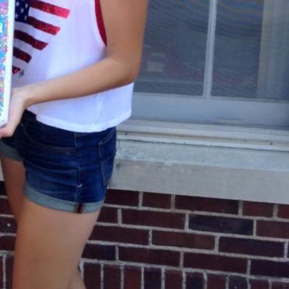 Super stretch denim shorts - Picture 4 of 4