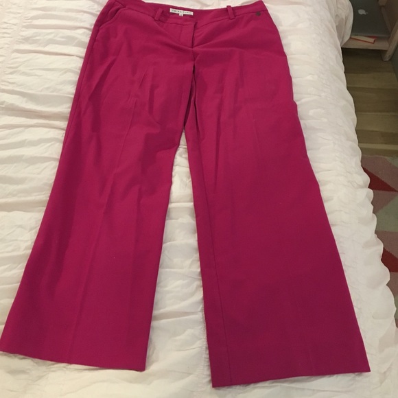 Magenta wide leg Trina Turk trousers