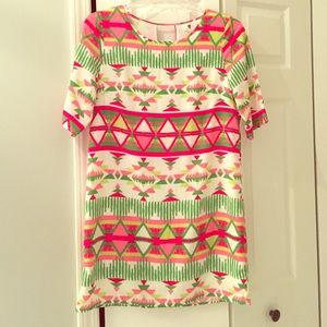 Aztec pattern dress
