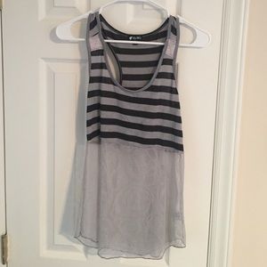 Sheer flowy tank