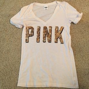 VS pink shirt