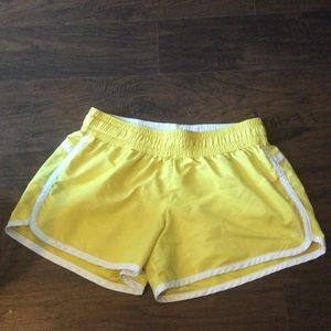 Champion yellow athletic shorts