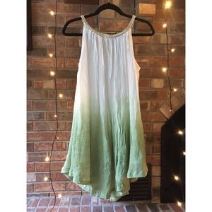 Ombré shift dress
