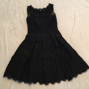 Black cocktail dress