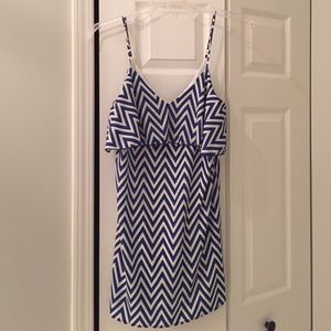 Chevron pattern dress