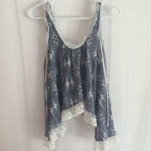 Flowy Blue tank