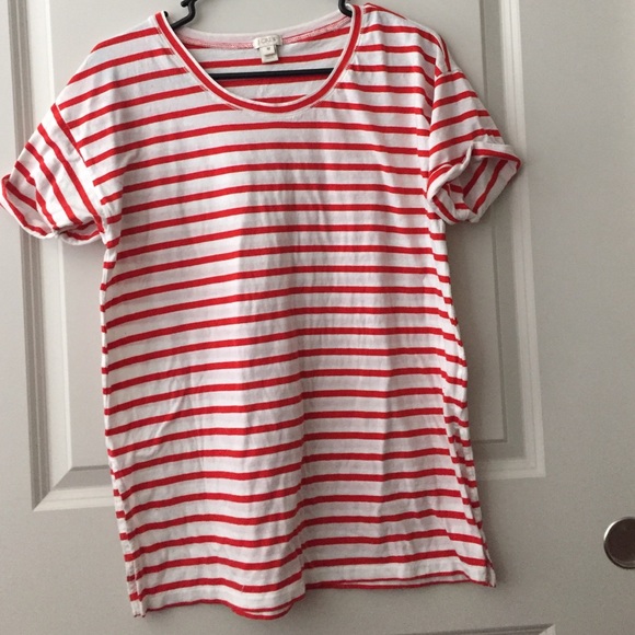 J. Crew striped nautical tee
