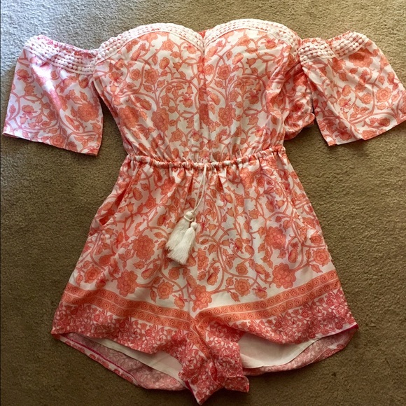 Off the shoulder romper