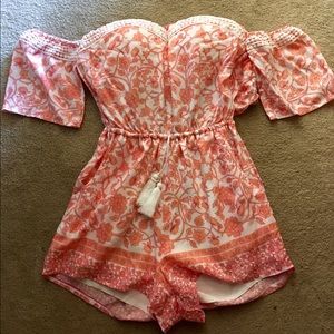 Off the shoulder romper