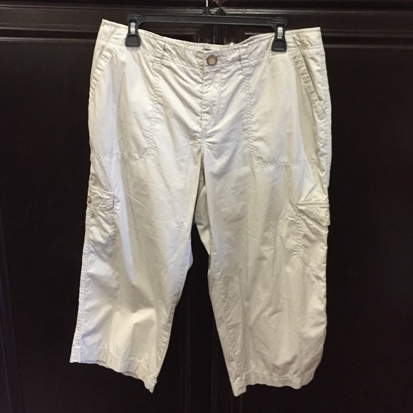 Merona Cropped Pants in Beige