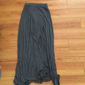Brandy Melville striped maxi skirt