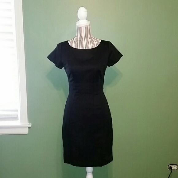 Black knee length dress