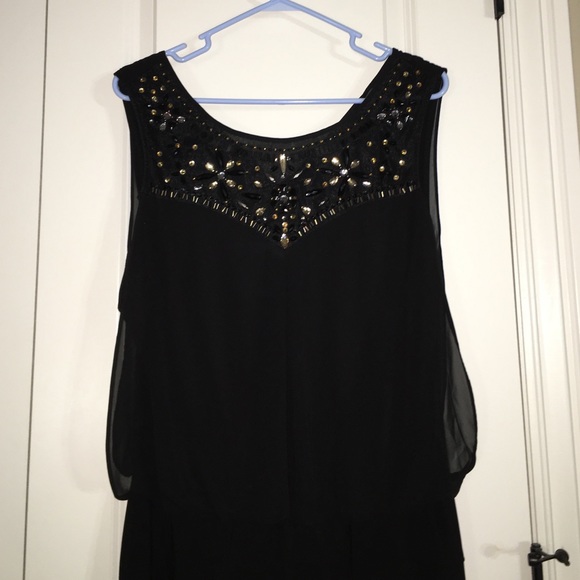 Cocktail Dress: Black and Beaded