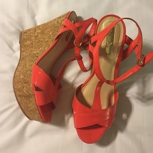 Jessica Simpson t strap wedges