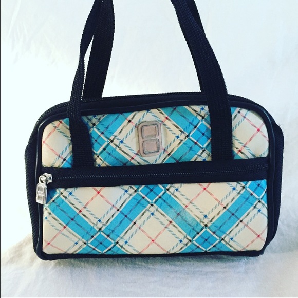 DS plaid hand purse