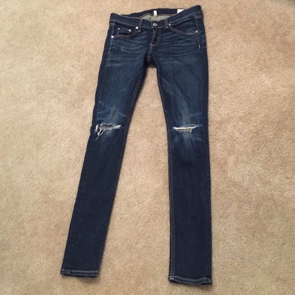 Distressed Rag & Bone skinnies